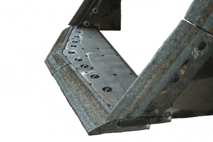 Kenco TCI components for underground mine buckets