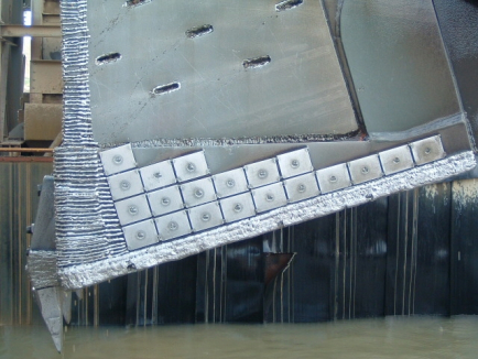 Wear Patch on floating dredge