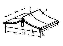 Stansteel 6000 lb - RM-70; Shaft size 6" - Gate Liners