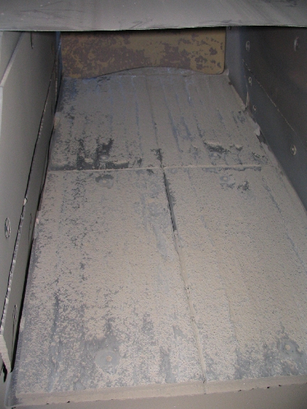 TCI wear plates protect material entry chute