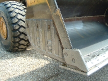 Installed Bucket Corner Protectors