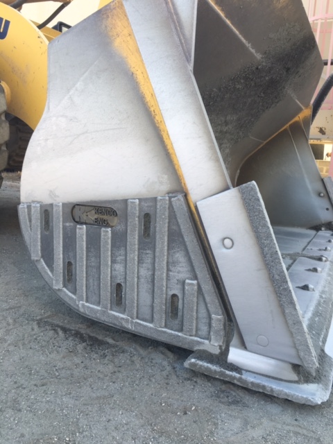 Kenco weld-on Chromium Carbide Side Protectors for any bucket