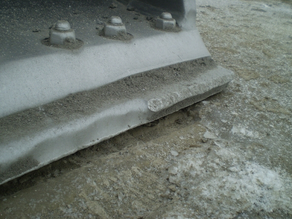 TC on the bevel protects your corner