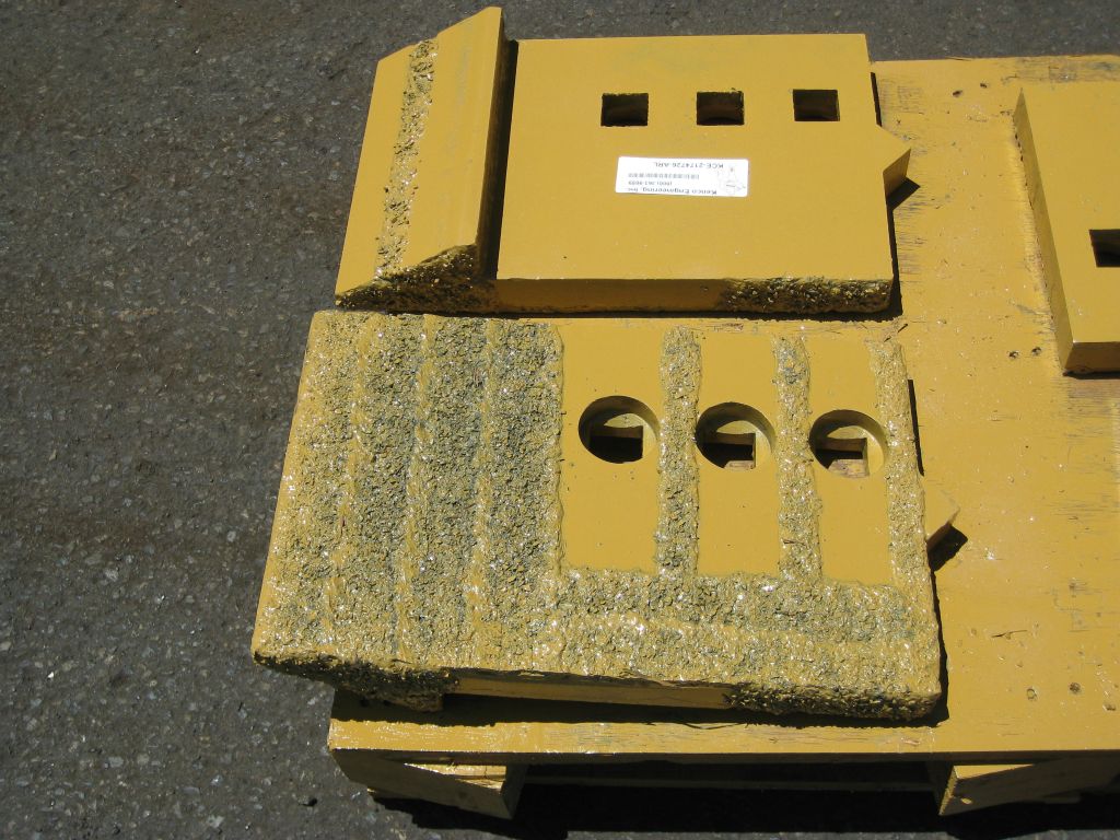 Kenco fabricated half arrow cutting edges provide long wearlife alternative to import castings