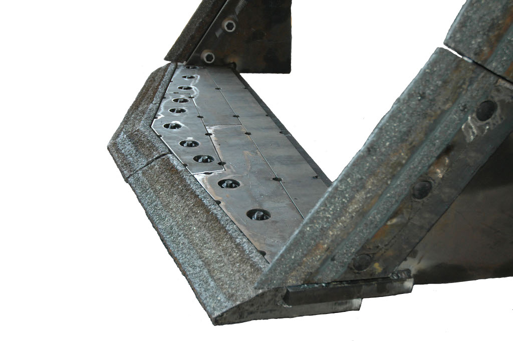 Kenco TCI components for underground mine buckets