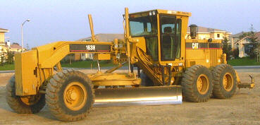 Motor Grader Blades Installed
