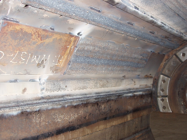 Kenco TCI wear plates after 8 years