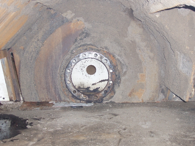 TCI wear plates welded into wall