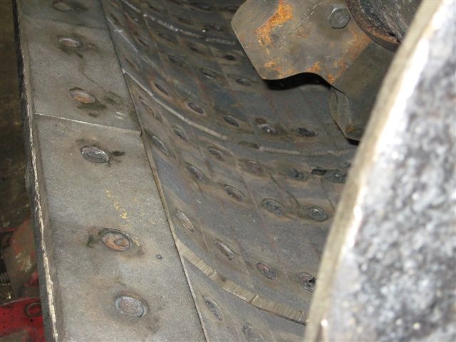 Cedarapids 662RM lift conveyor floor - Kenco can even do the curved portion!
