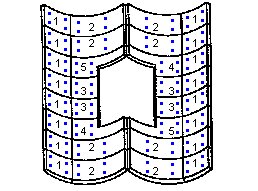 Madsen 6000 lb Gate 1 - Shaft size 5"; Gate #25-245-A - Pugmill Liners