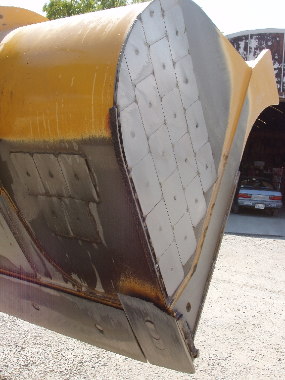 Wear Patch protects bucket
